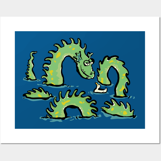 the sea serpent Wall Art by greendeer